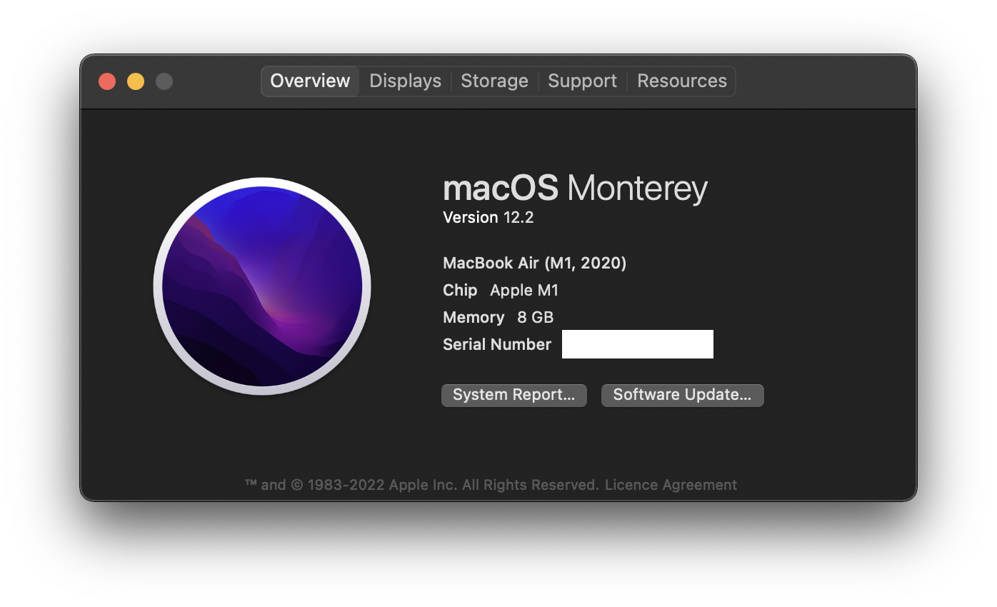 Find your Mac Version